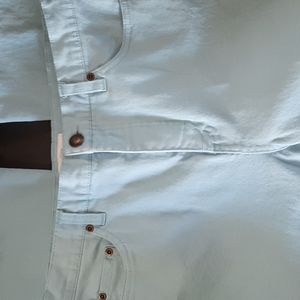 FDJ French Dressing Olivia Flare Light Blue Pant Size 10